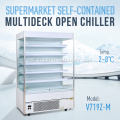 Buah dan Sayuran Paparan Multi Deck Open Cooler